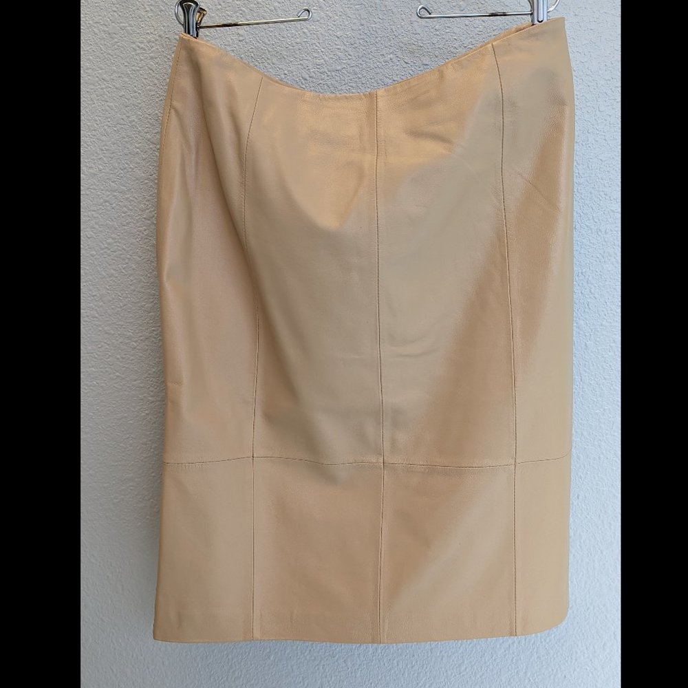 Leather Pencil Skirt